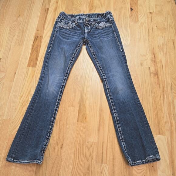 Vigoss women's The Chelsea Slim Boot jeans size 7/8 - Picture 2 of 7